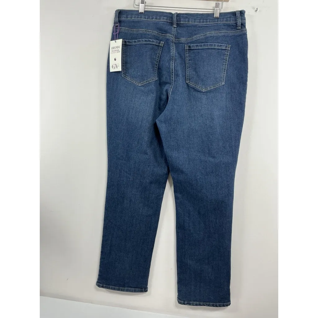 Womans NWT Gloria Vanderbilt Amanda Blue Jeans Size 16 A - Image 2