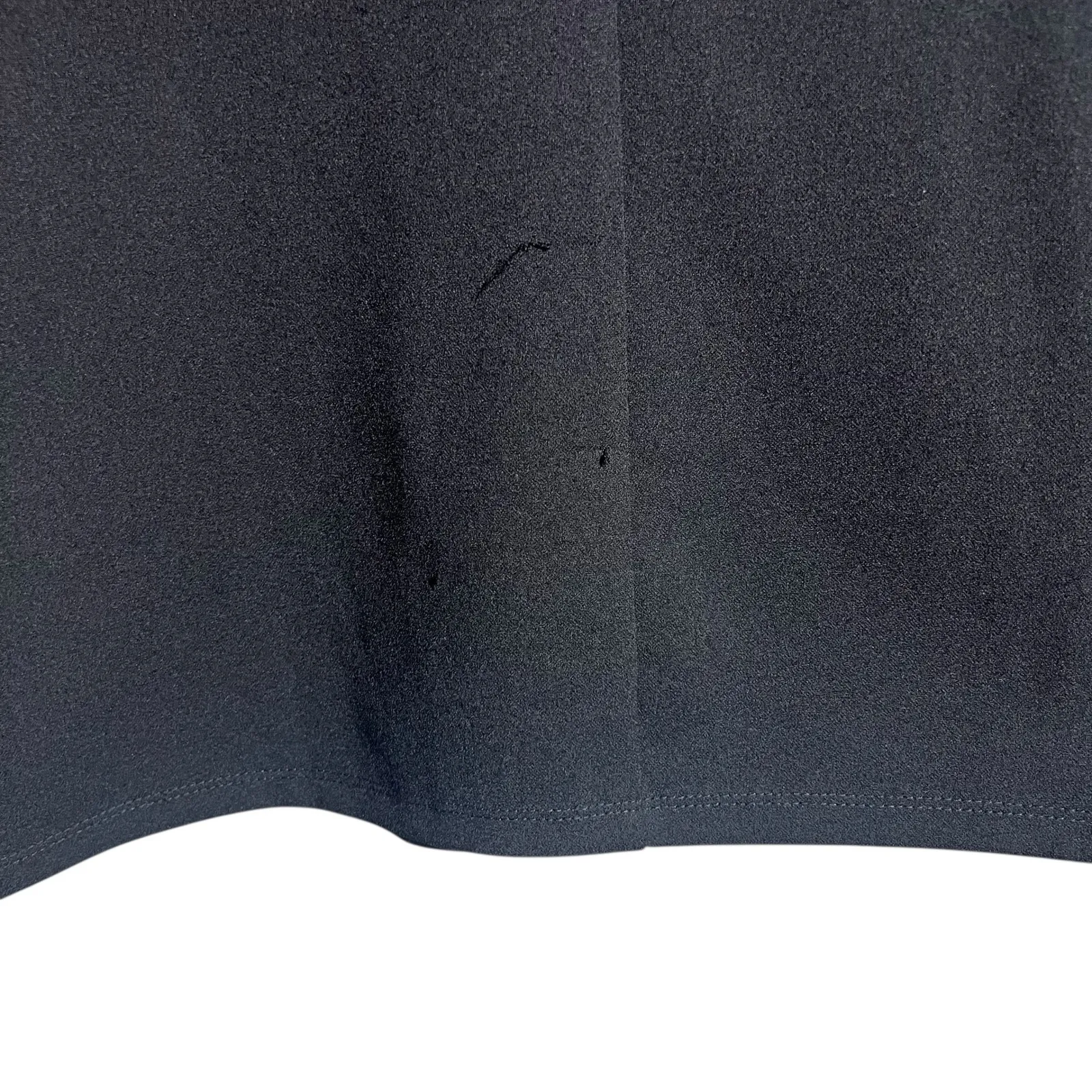 Ann Taylor Factory Black Embellished Peter Pan Collar Short Sleeve Top Size L - Image 4