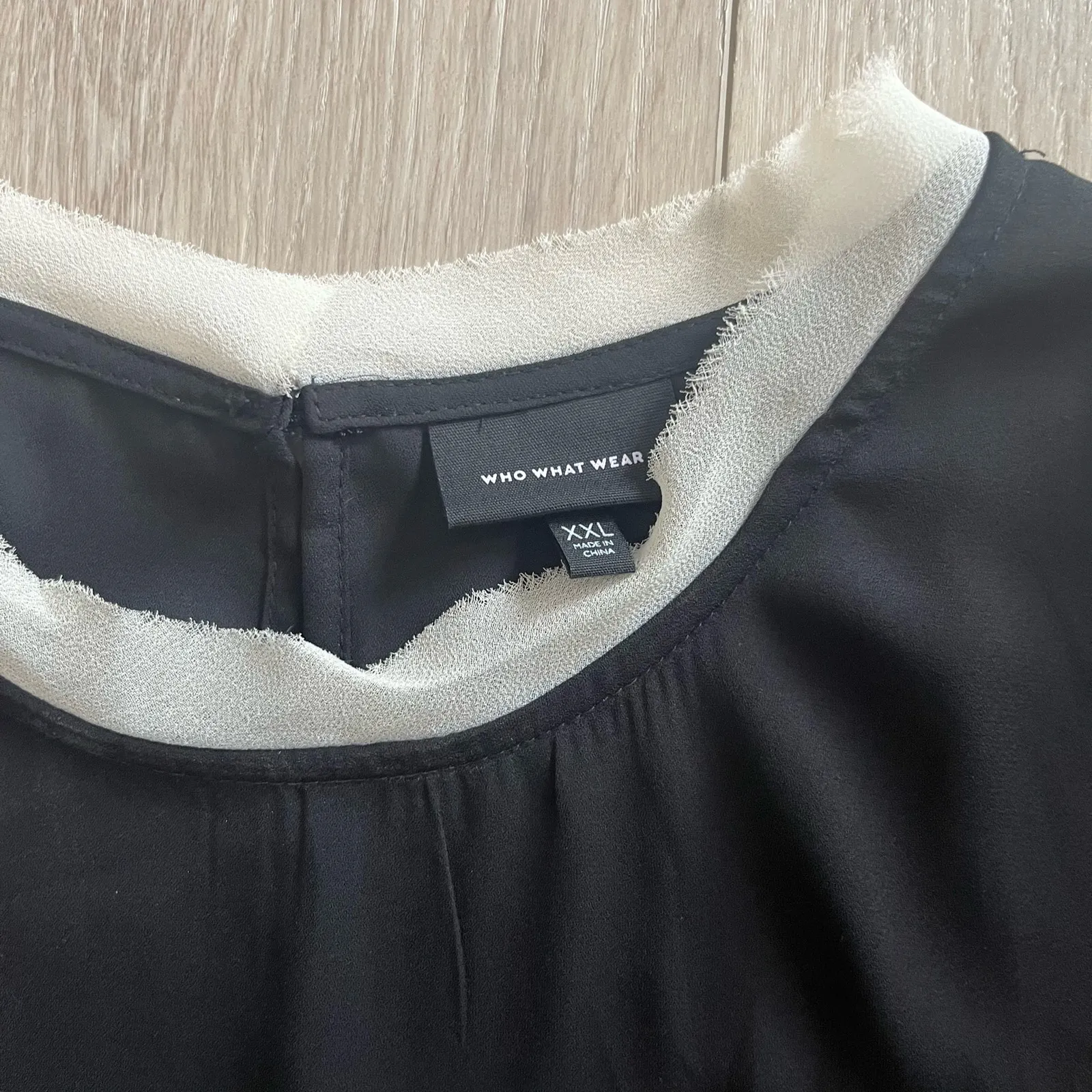 Who What Wear Women's Black Sleeveless Blouse Size XXL - Image 3