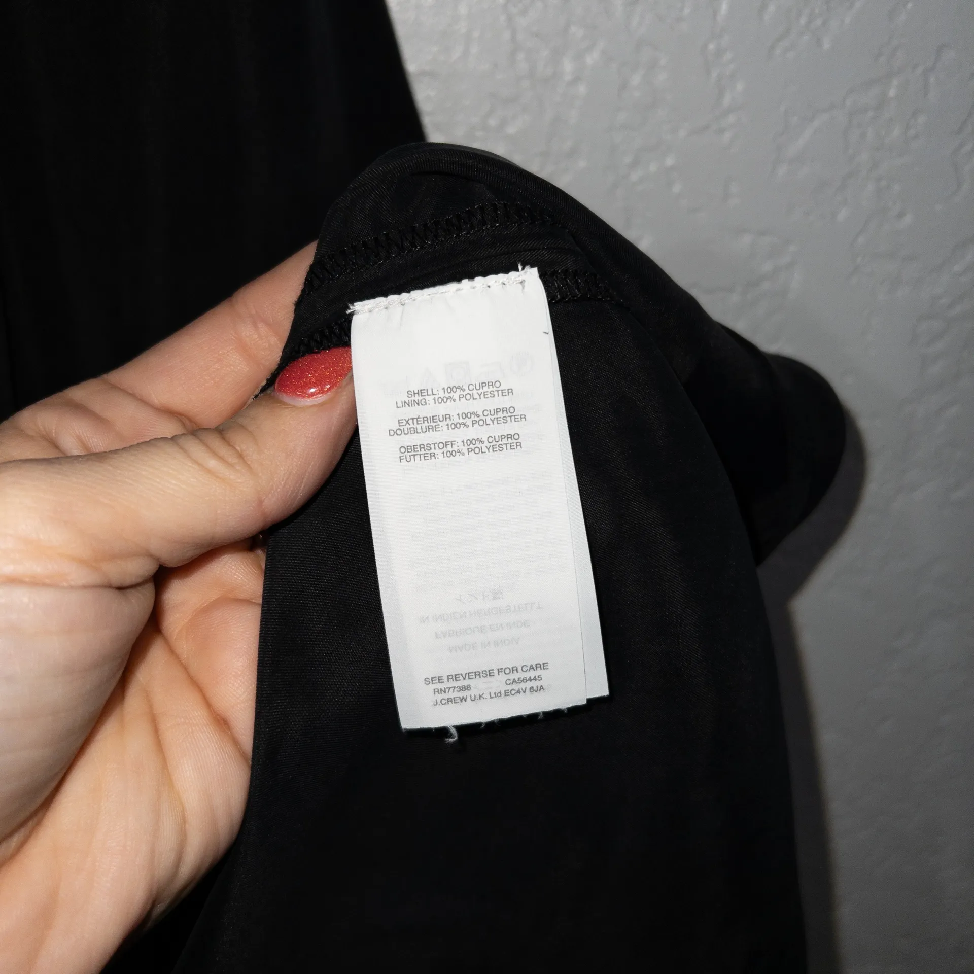 New J. Crew Black Strappy Double Breasted Japanese Cupro Dress Size 4 - Image 6