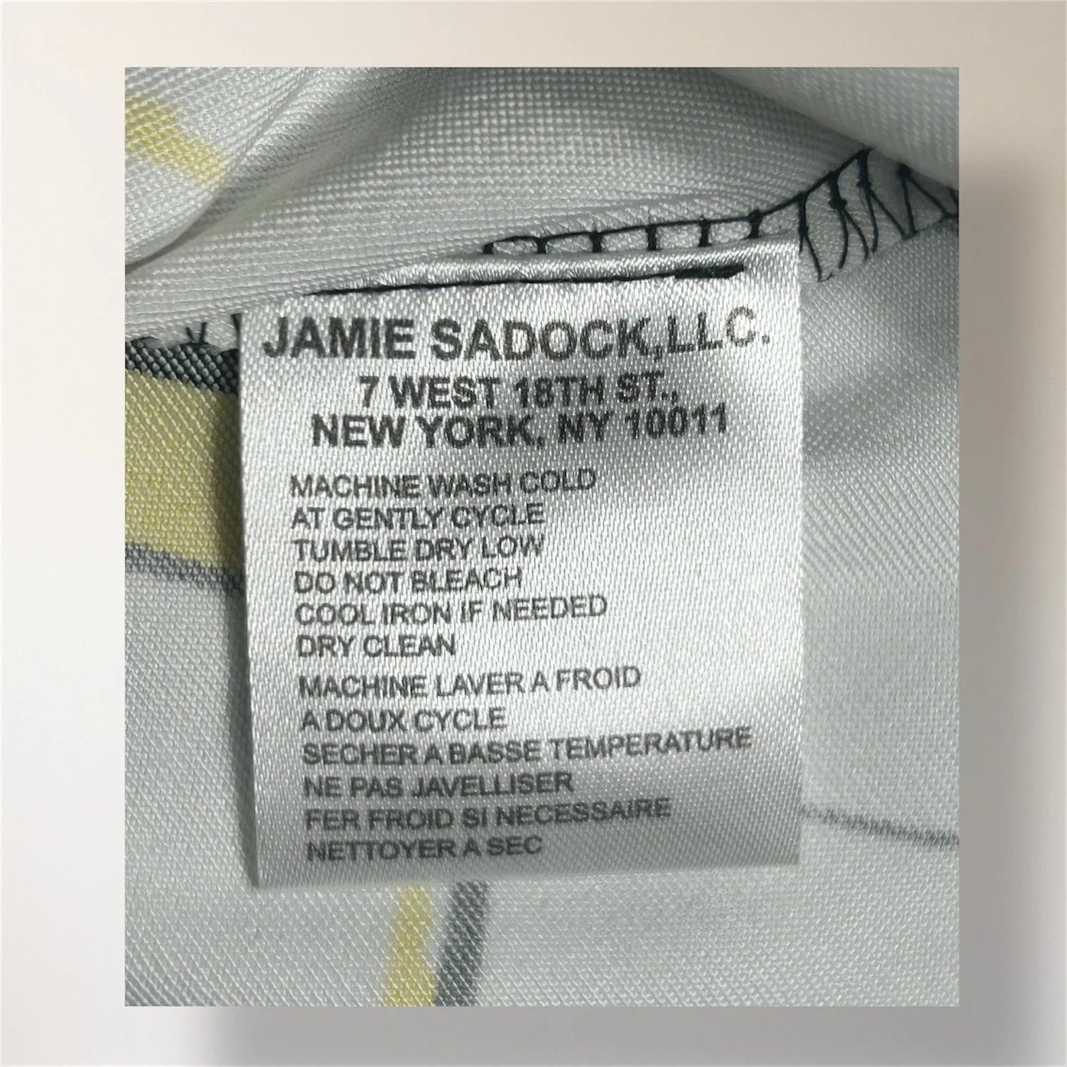 Jamie Sadock S Jet Black Gray Abstract Print Sleeveless Zip Pocket Golf Dress - Image 11