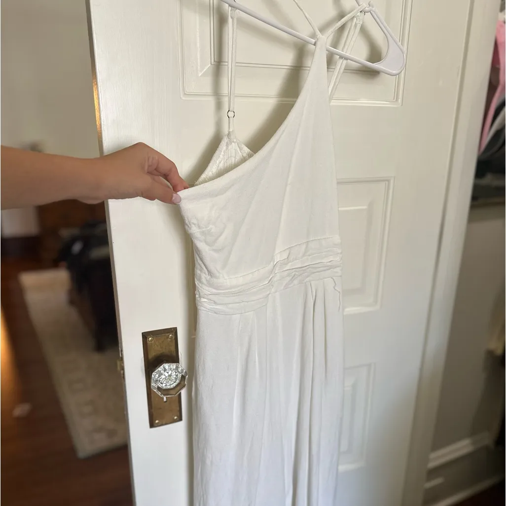 Amazon  White linen Jumpsuit - Image 4