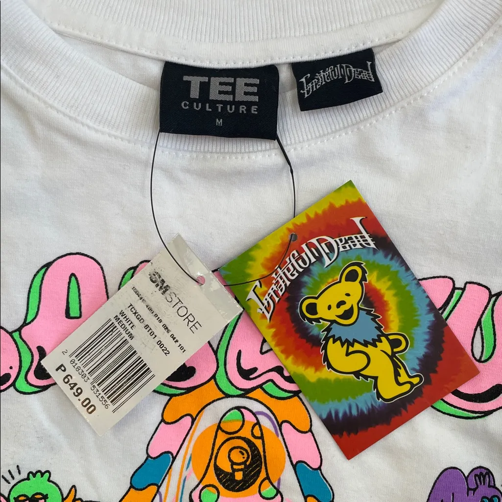 GRATEFUL DEAD Tee Culture Grateful Forever Graphic Band T-Shirt Size M NWT - Image 6