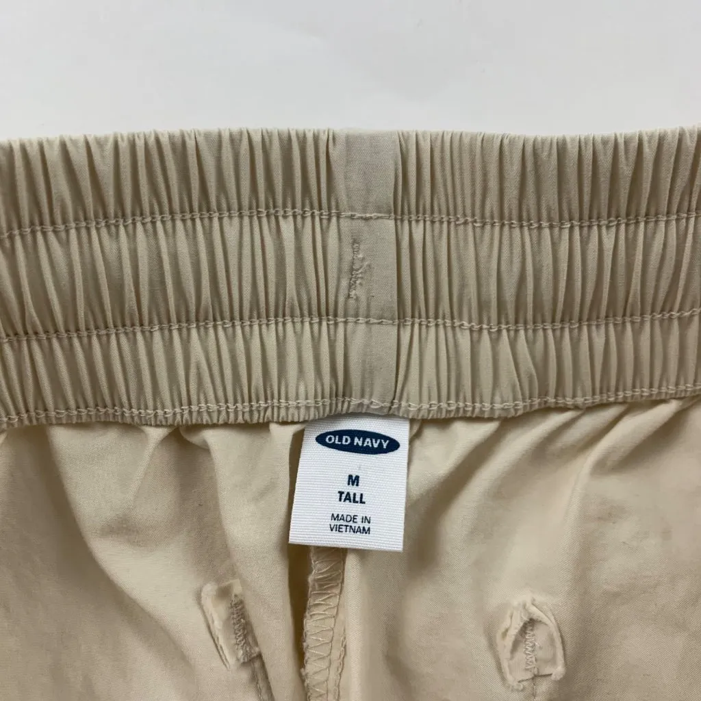 TALL Old Navy Wish Bone Poplin Pull On Cargo Jogger Pant MT - Image 3