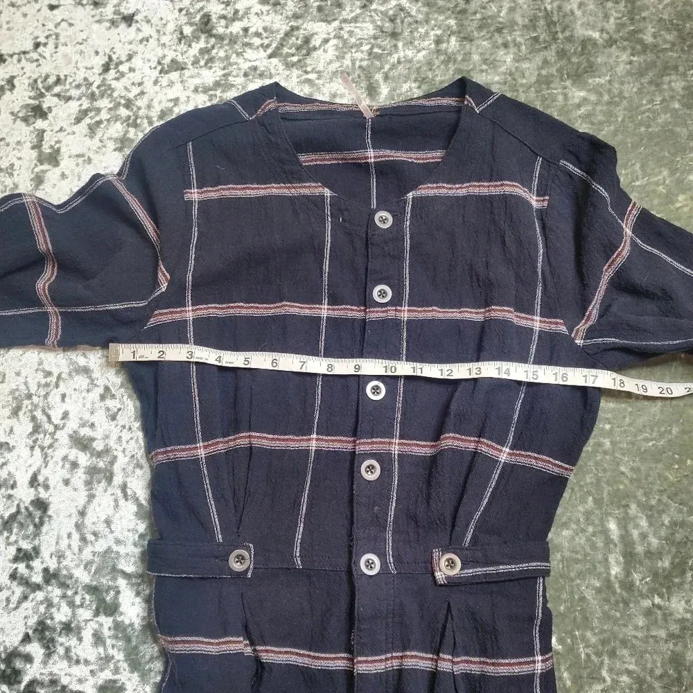 Free People Keep It In Check Plaid Jumpsuit - Image 6