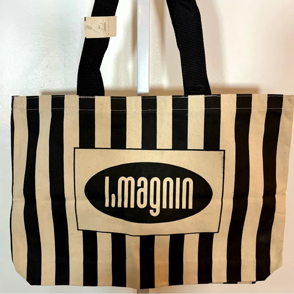 Vintage I. Magnin Canvas Tote Bag NWT - Image 4