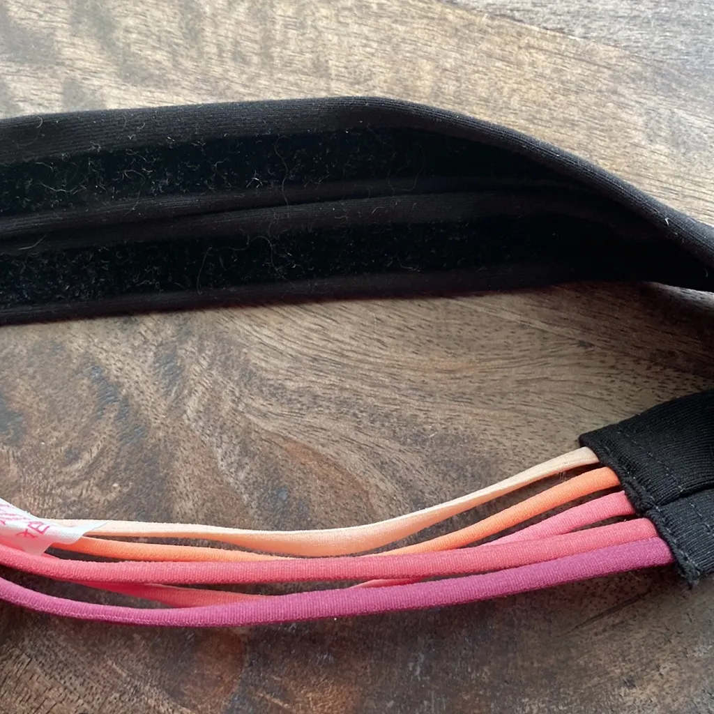 Victoria’s Secret PINK stretch multi strand headband comfort colors mauve LN - Image 4