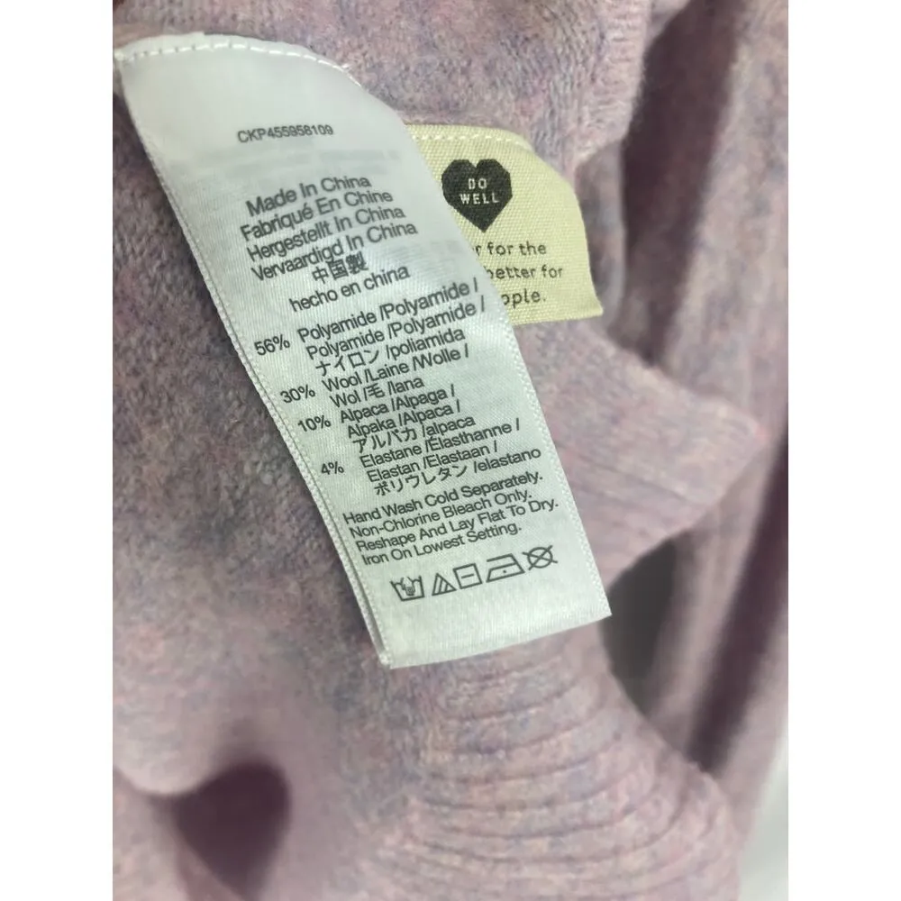 Madewell Lilac Payton Pullover Sweater in Coziest Yarn #AD041 Size XS - Image 6