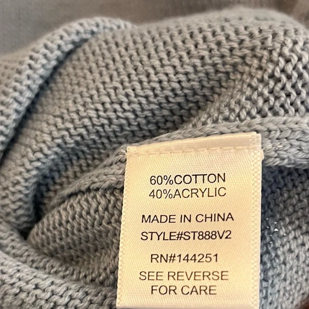 Sincerely Jules Pale Blue Sunday Scaries Sweater Size‎ Medium - Image 7