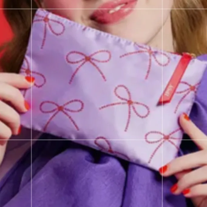 Ipsy Cosmetic Glam Bag Purple - Image 2