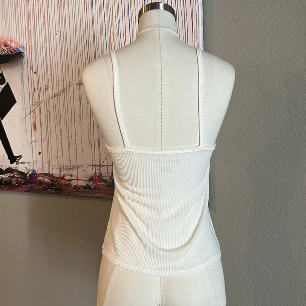 Ribbed knit button up tank - Image 4