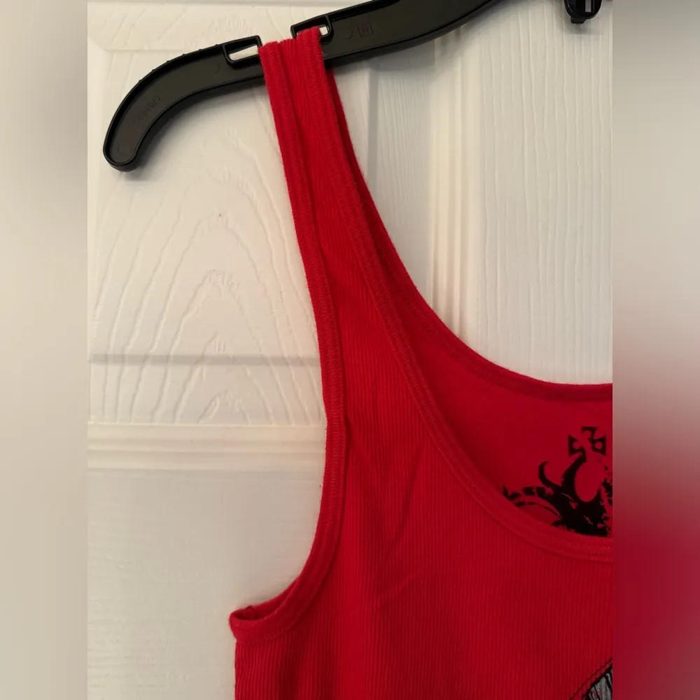 Key Closet Zebras Red Women’s Tank Top Size XL - Image 7