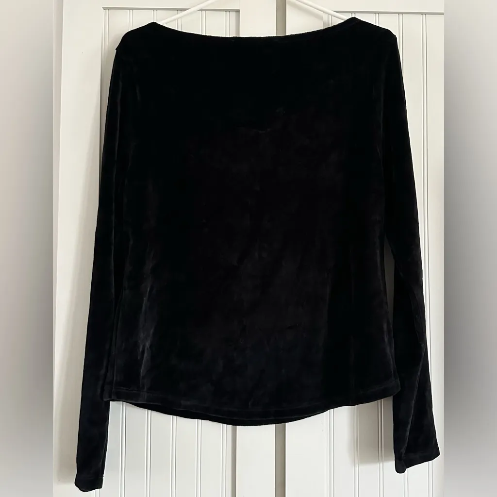 Peruvian Connection Velour Victoria Top black size medium - Image 5
