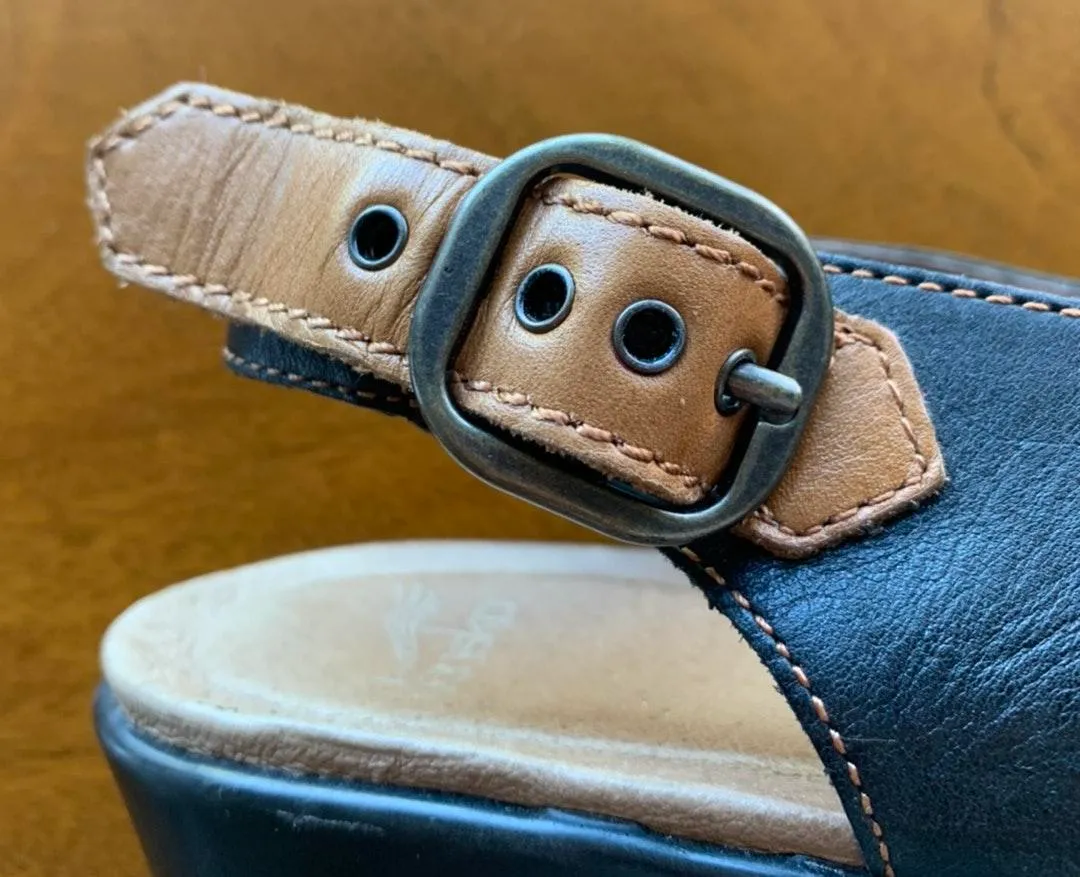 Dansko Jacinda Leather Slingback Sandals - Image 4