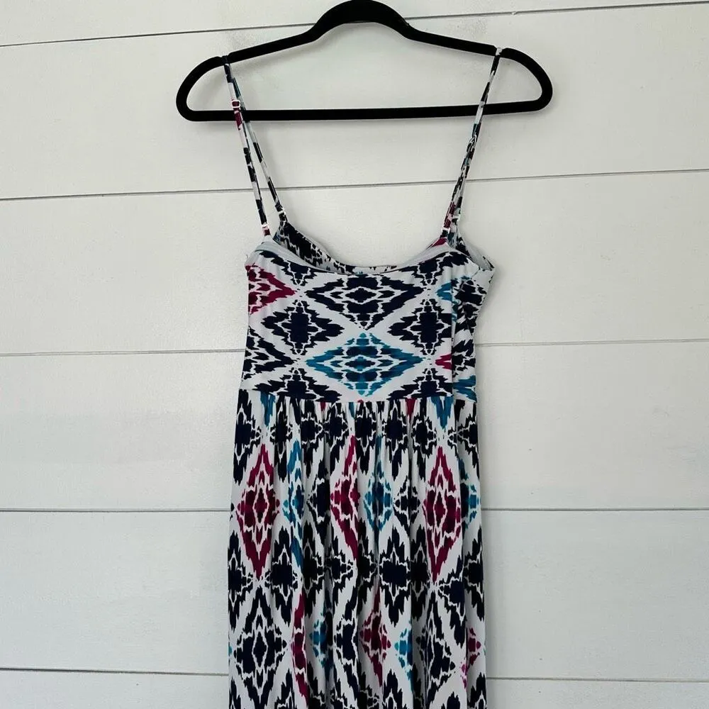 Ann Taylor Women’s Small Petite Multicolored Tank Dress Maxi Stretchy - Image 4