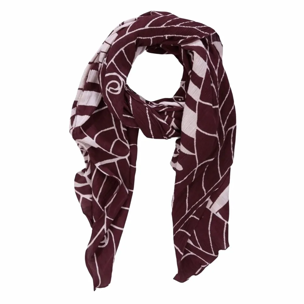new Liebeskind Berlin ஐ Jungle Leaf Print Slightly Sheer Scarf ஐ Made in India ஐ - Image 9