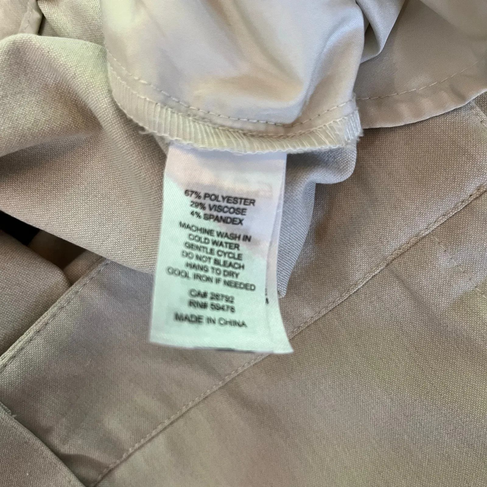 Rachel Zoe Women’s Tan High Waisted Chino Short Size 12 - Image 5