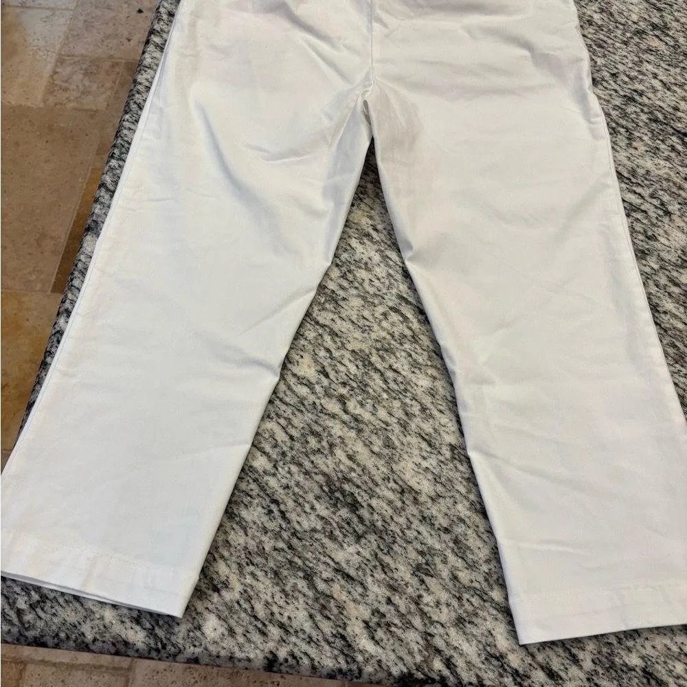 Women's White Capris Size L - Image 3