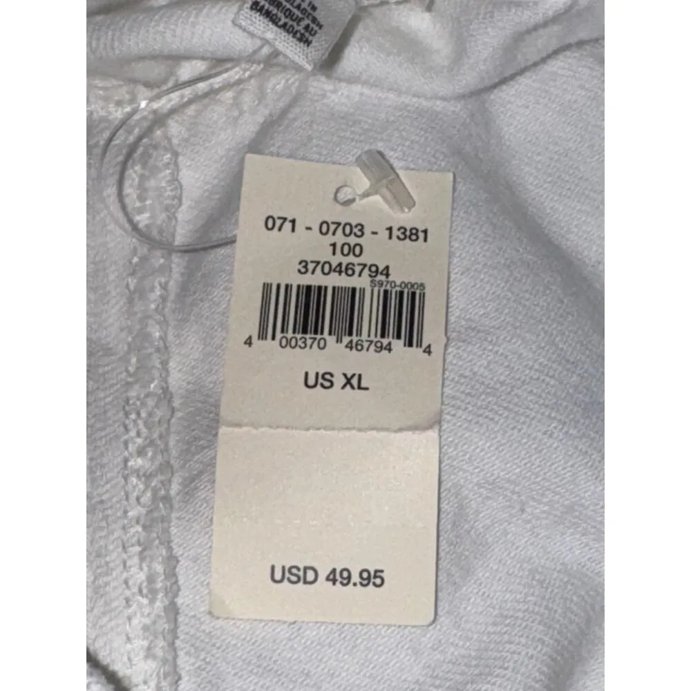 Aerie White Denim Size XL elastic waist flounce mini skirt NWT - Image 6