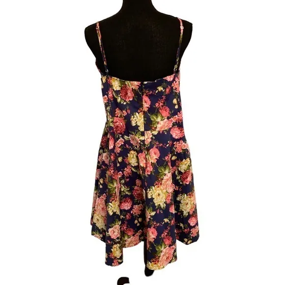 NWT Sundress Floral Print‎ with Blue, Pink. Green Size XXXL Yellow - Image 2