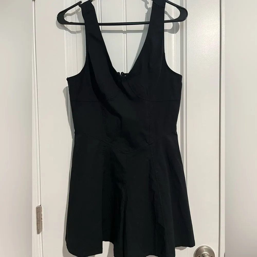 American Eagle AE Poplin Corset Romper - Image 6