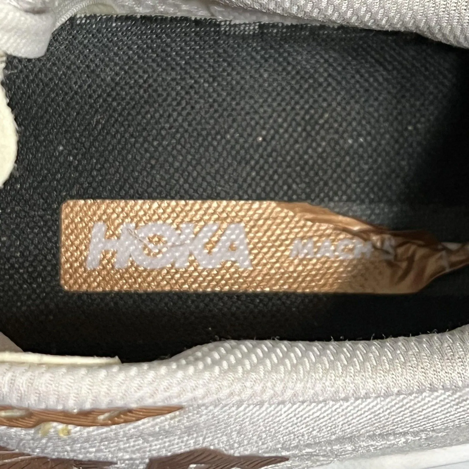 Hoka One One Mach 5 Shoes Womens Size 8 White Running Sneakers 1127894 WCPP - Image 8