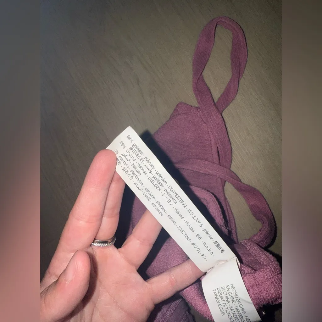 ZARA NWOT  ribbed Tank Top Cropped Size Medium - Image 5