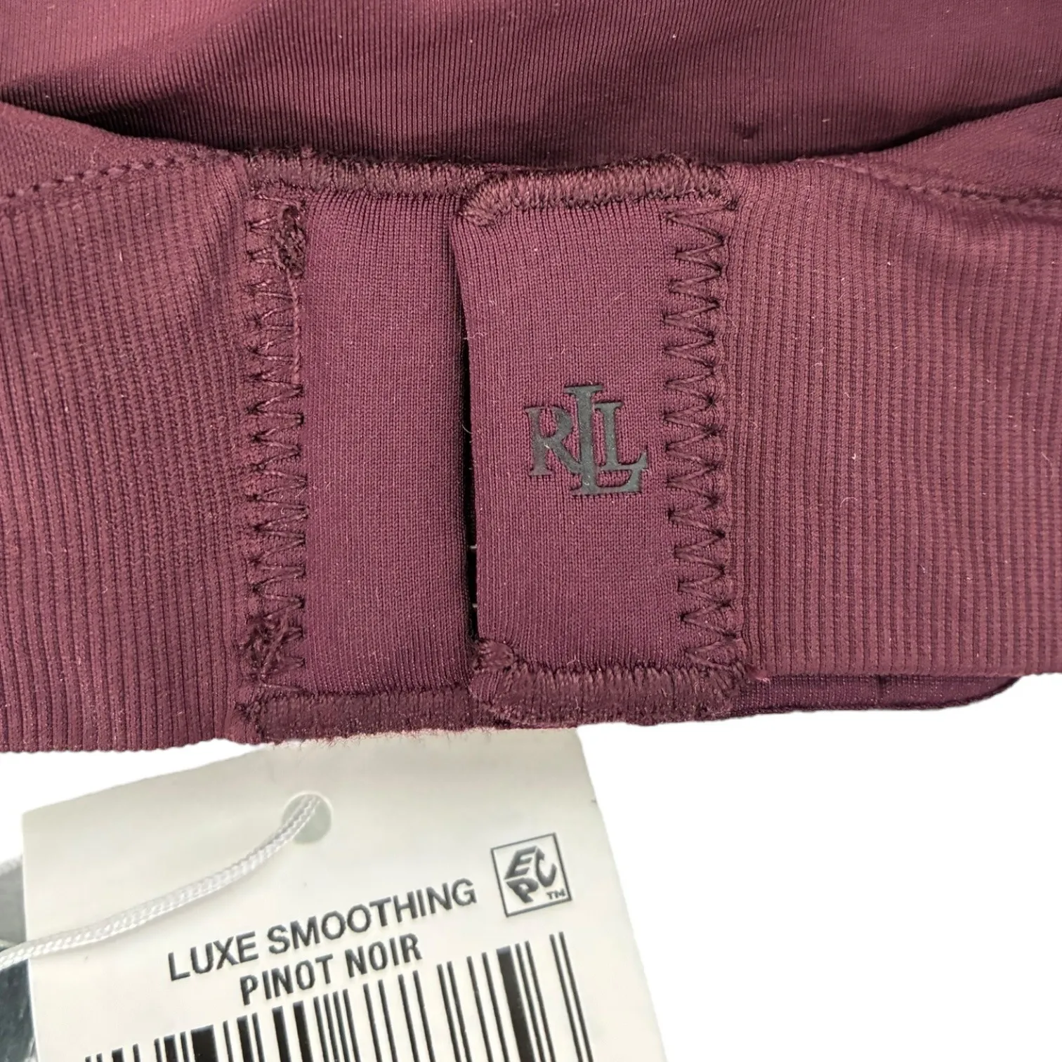 Lauren Ralph Lauren Luxe‎ Smoothing Bralette Pinot Noir XS/S/TP - Image 4