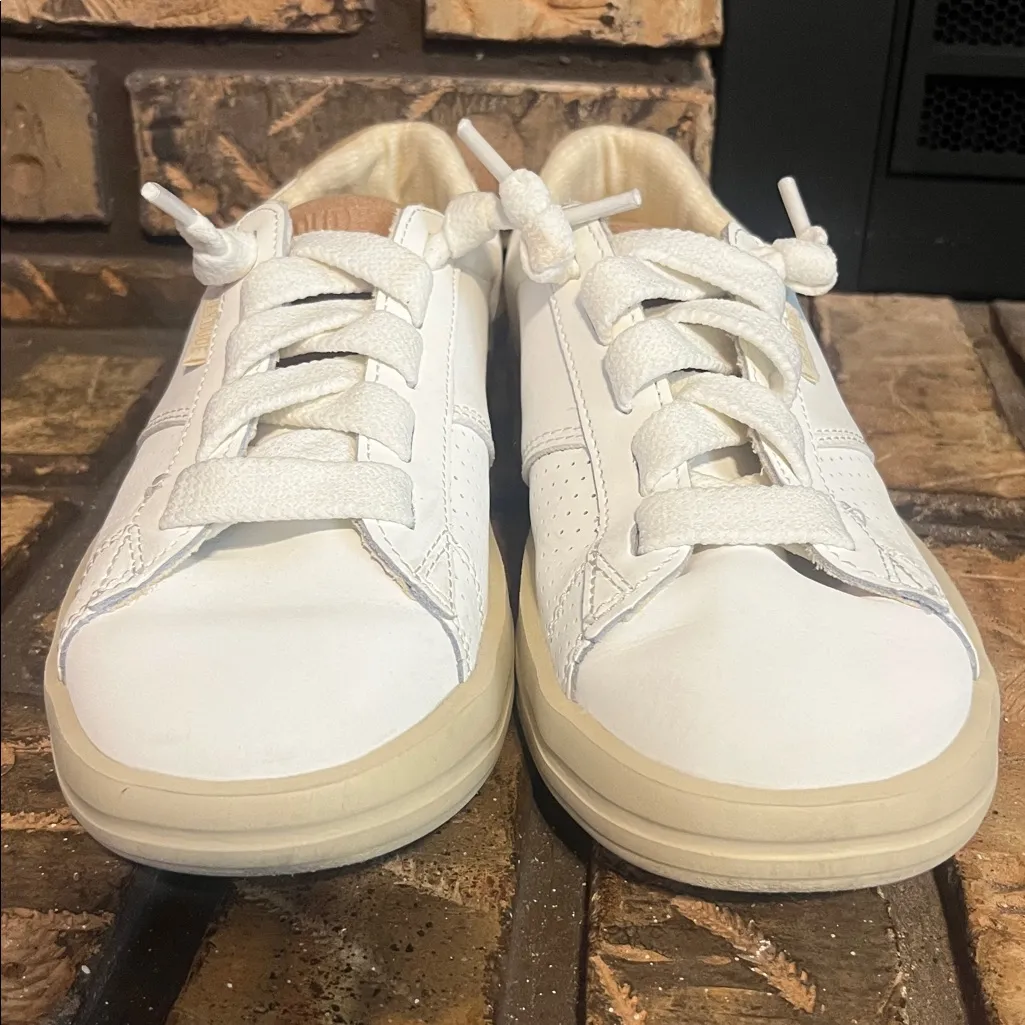 Hey Dude Karina Duo Classic White & Tan Slip on Sneakers Size 7 - Image 4