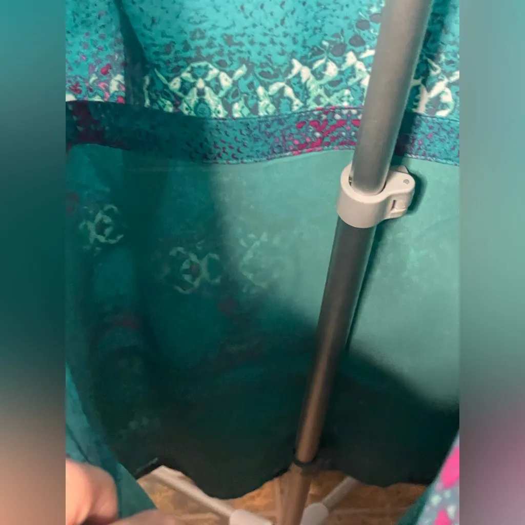 Charlie Jade Short teal and pink snakeskin dress size‎ MEDIUM - Image 9