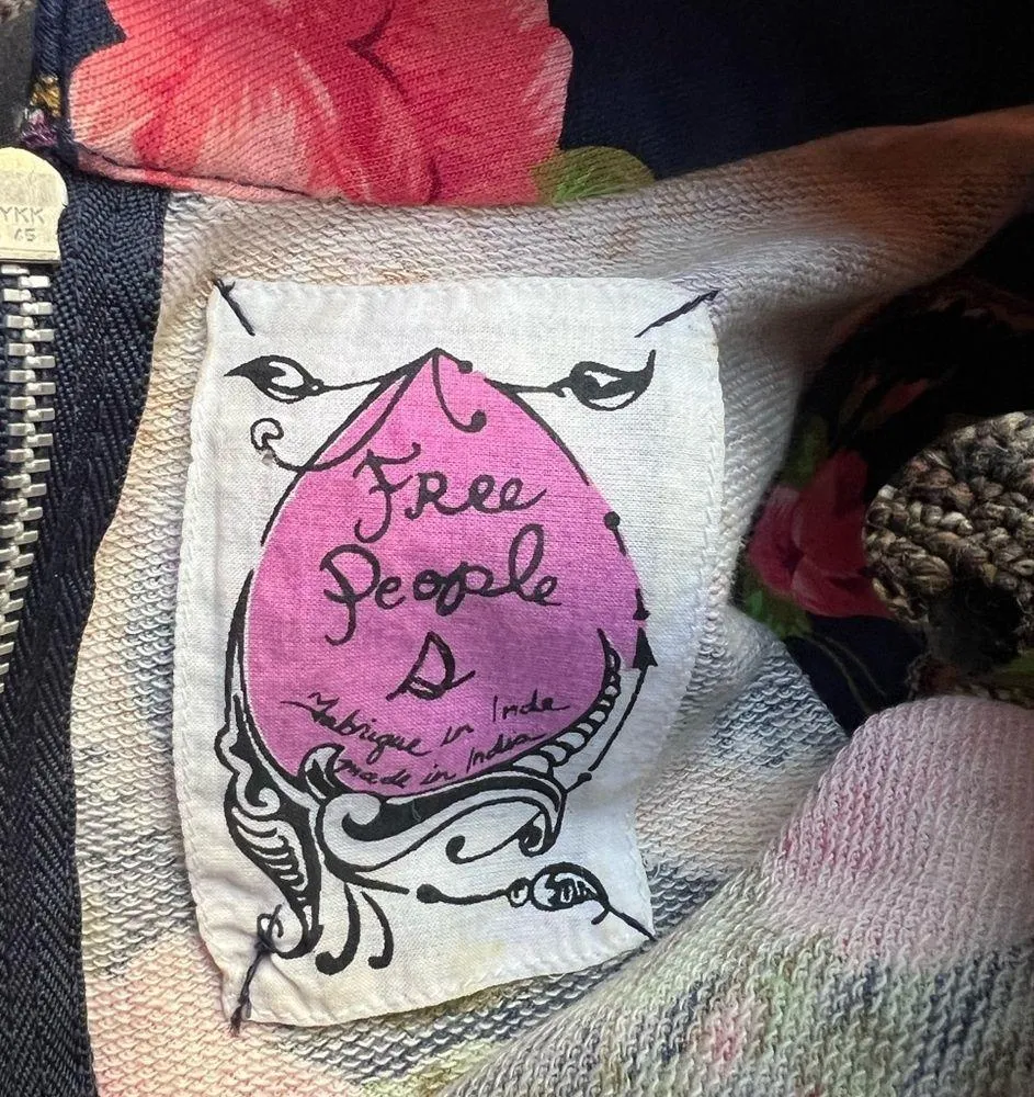 Free People Rose Paisley Mini Dress Size Small - Image 7