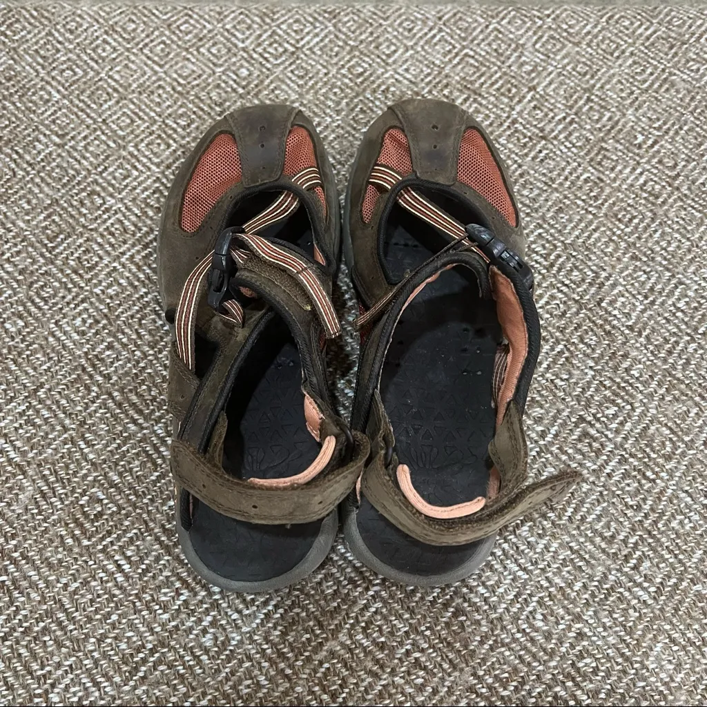 Merrell Cambrian Emme Leather Ginger Vibram Soles Walking Hiking Shoes Sz 8 GUC - Image 7