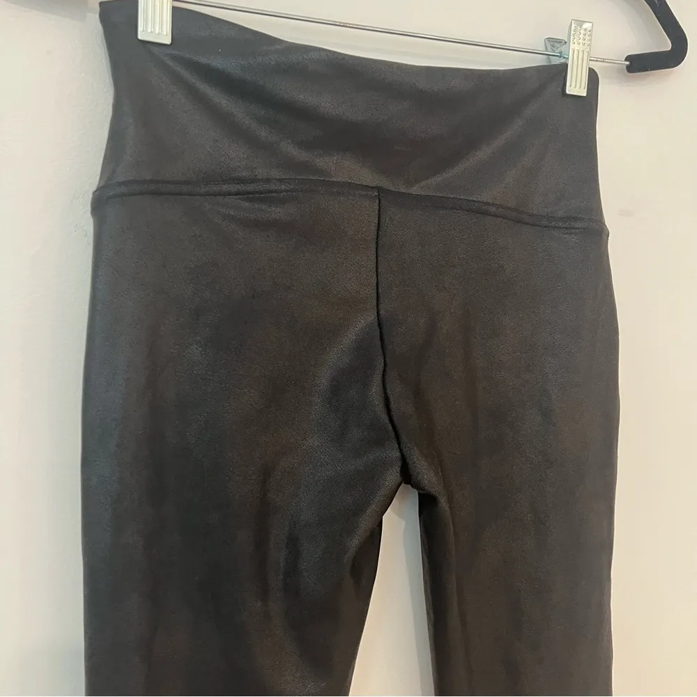 EUC  Suede Look Leggings - Image 9