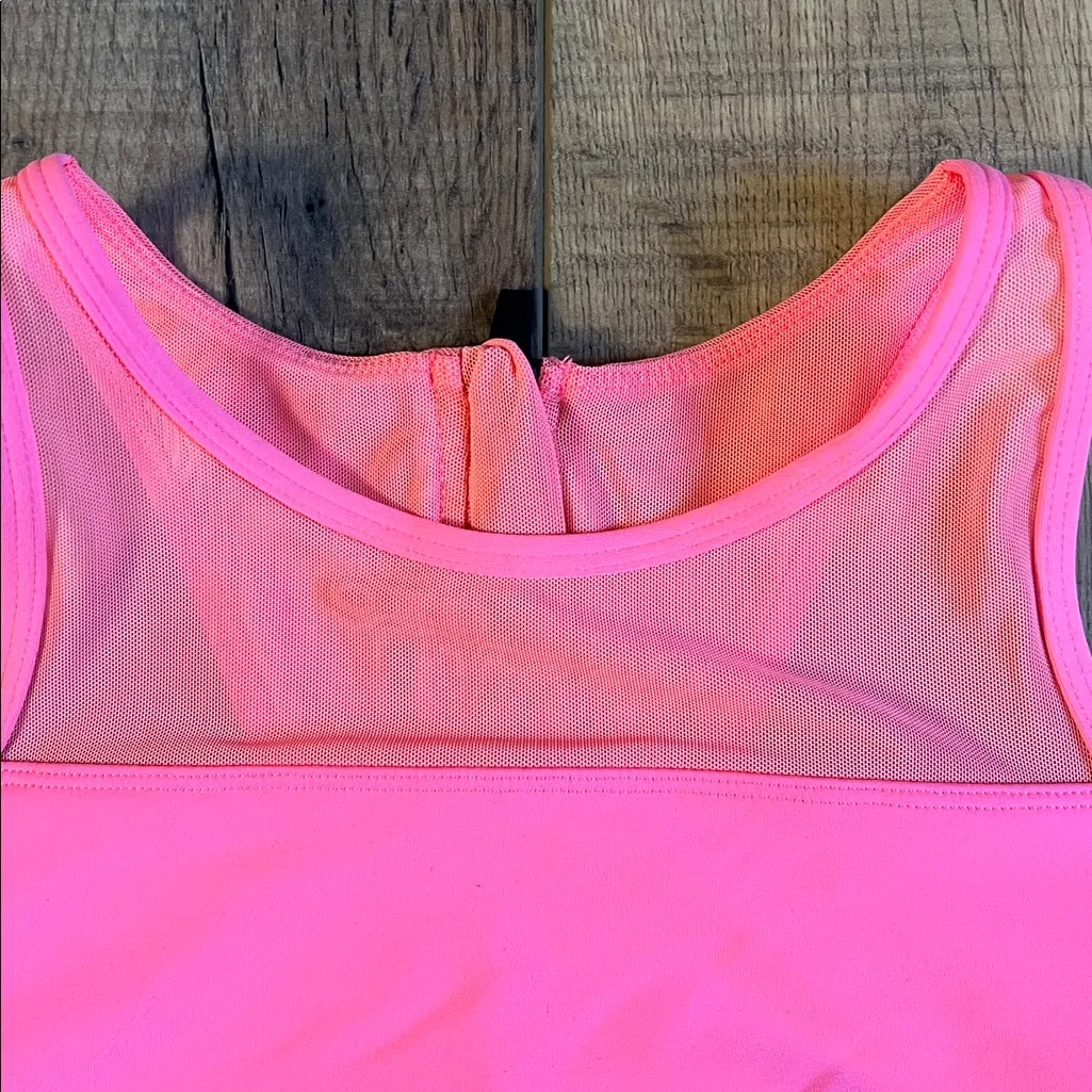 Zyia Active All Star One More Rep Neon Pink Racerback Sports Bra - Size Large. - Image 11