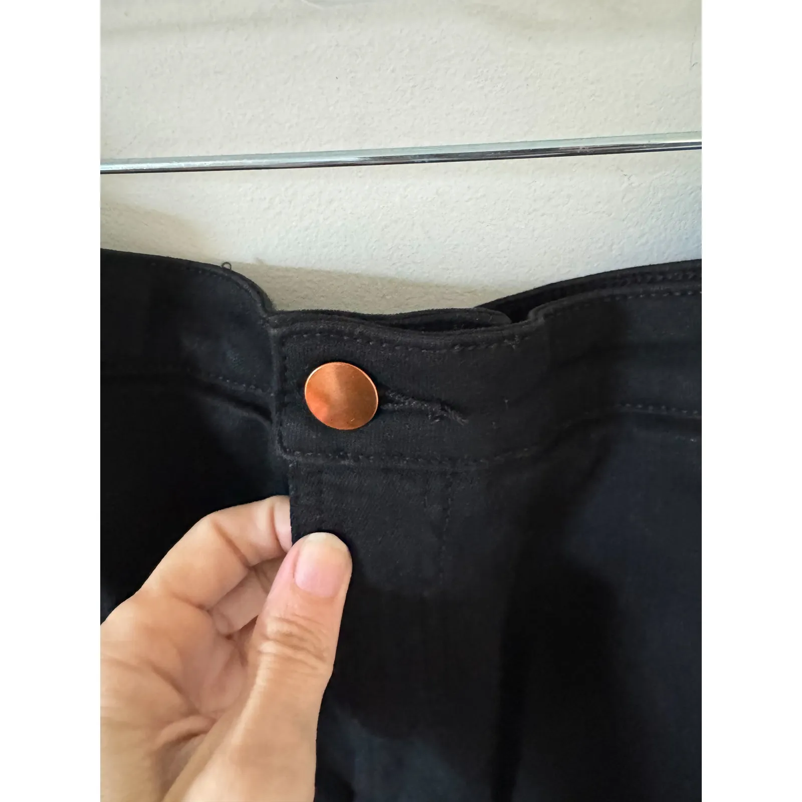 Universal Standard High Rise Skinny Denim Jeans Black Size 40 (4X) NEW - Image 5