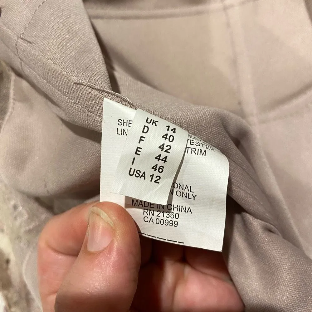 NEW MGNY by Mori Lee Beaded Lace Illusion Neck A - Image 10