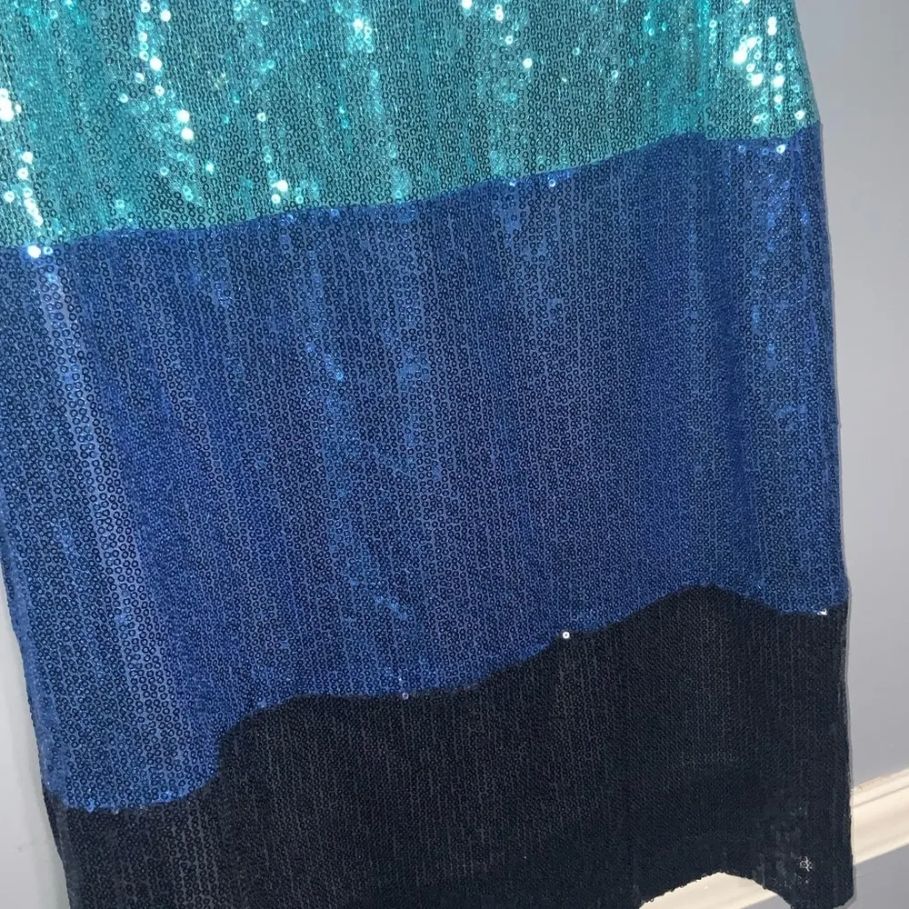 Gabby Skye Sequins Sleeveless Zip Back Mid Thigh Party Stretchy Prom Dress 4 NWT - Image 8