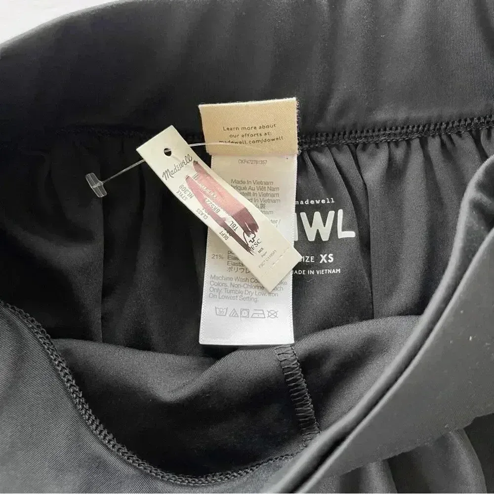 Madewell Flex Wrap Skort Black XS NWT - Image 8
