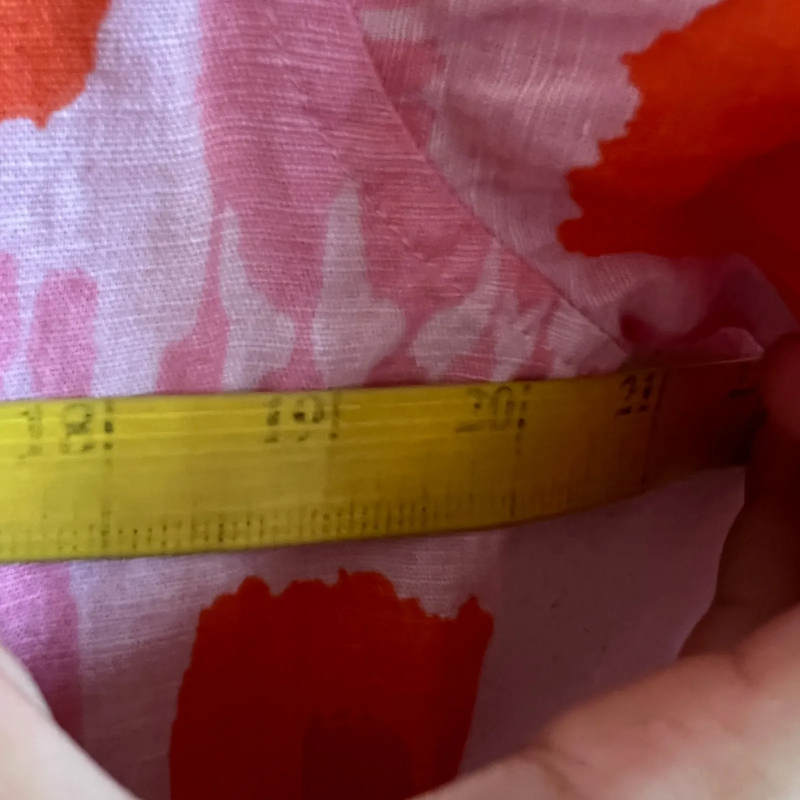 Tizzie‎ Pink Floral Fringe Button Up Top Boho Cottagecore Bohemian XS - Image 6