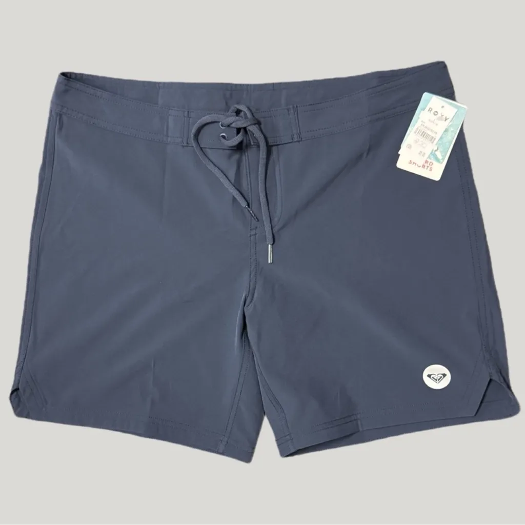 NWT Roxy Women’s Navy Standard 7” Board Shorts - Size Medium - Image 6
