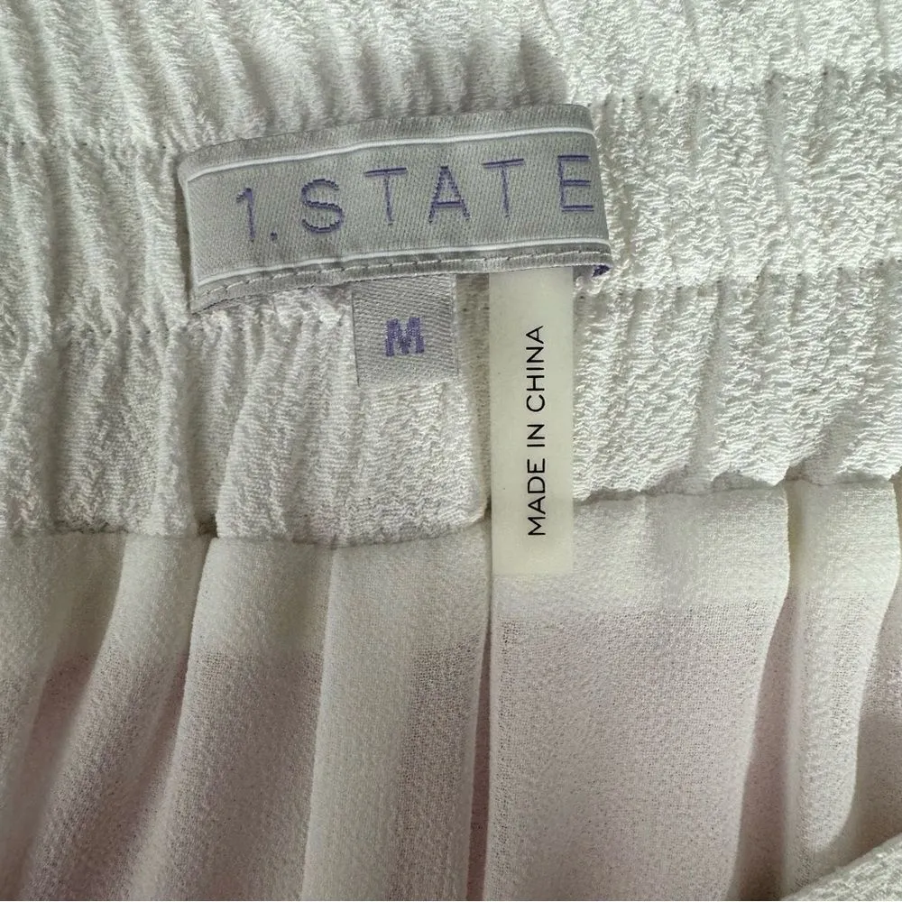 1. State  ivory wide leg pants size medium - Image 5