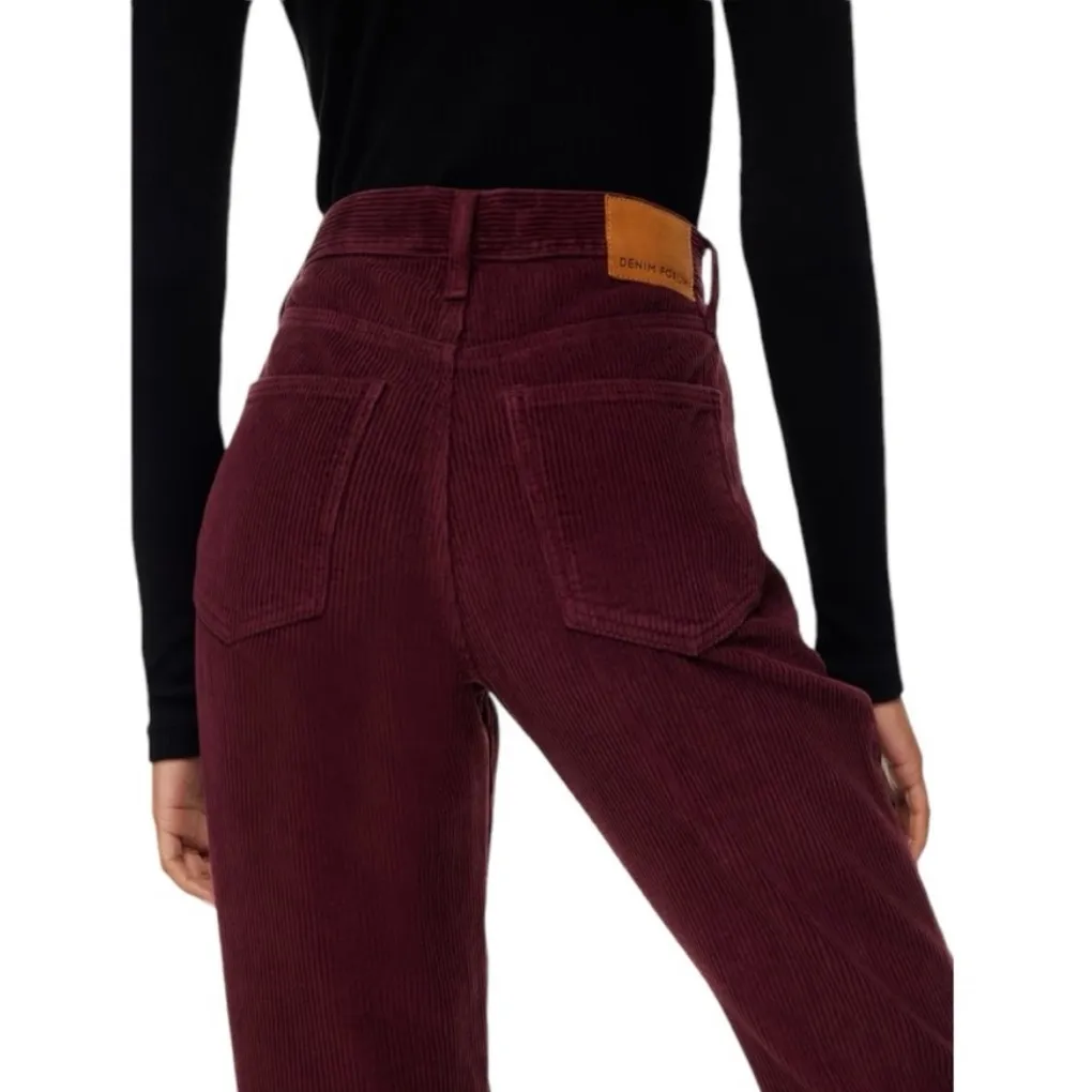 ARITZIA DENIM FORUM The '90s Joni High Rise Loose
30L in Spiced Burgundy Sz 26 - Image 2