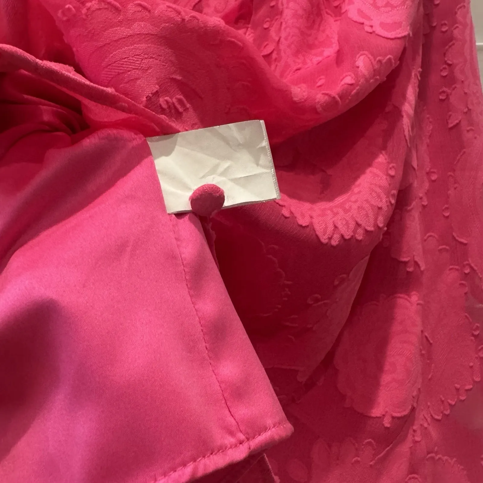 Lilly Pulitzer Quinn Halter‎ High Neck Pink Textured Knotty Lace Feminine Sz S - Image 8