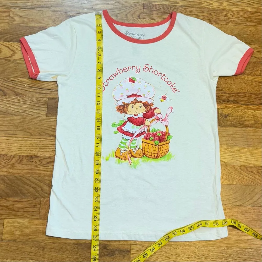 Strawberry Shortcake Womens Medium Cotton Graphic Short Sleeve Crewneck T - Image 6