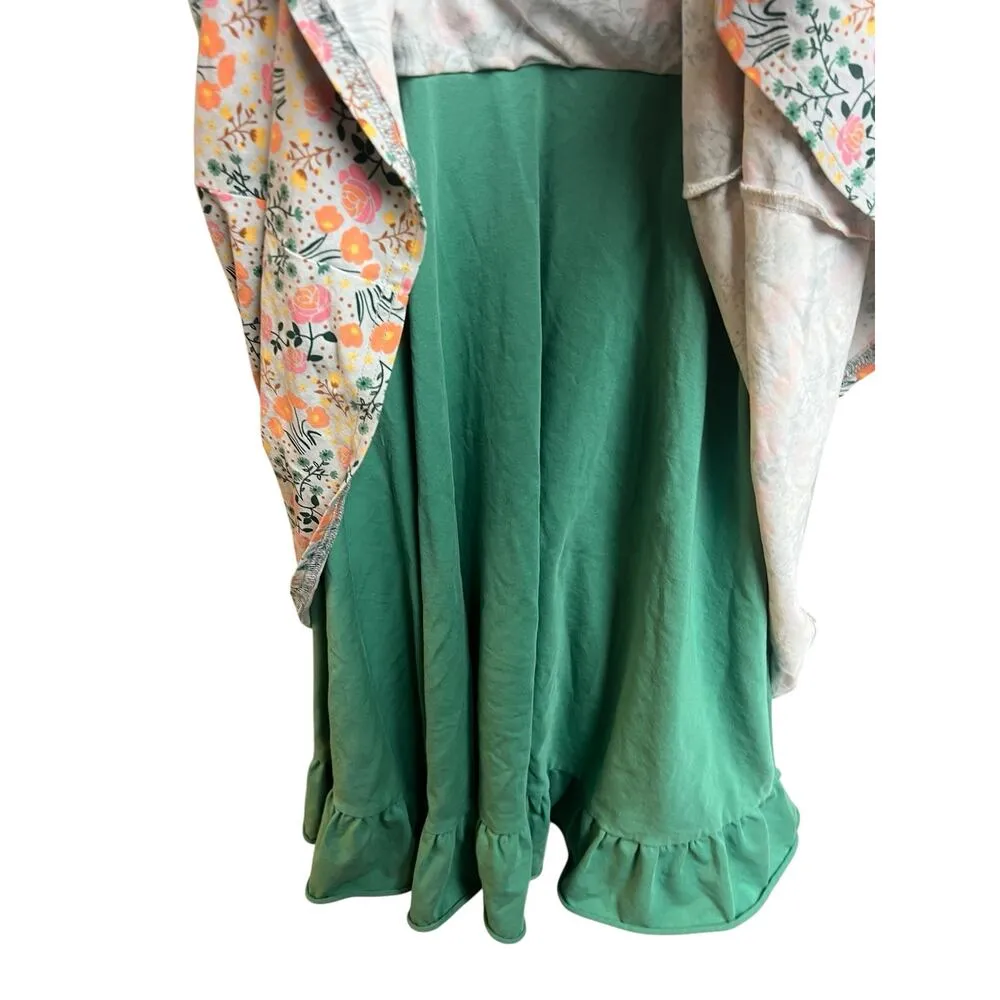 Matilda Jane Joanna Gaines Once Upon A Time Down On the Farm Dress Floral Green - Image 6