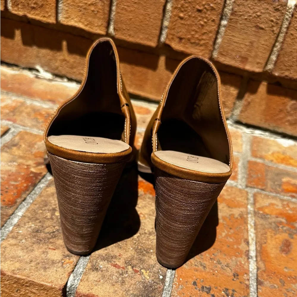Abound mule heels brown tan womens size 11. - Image 3