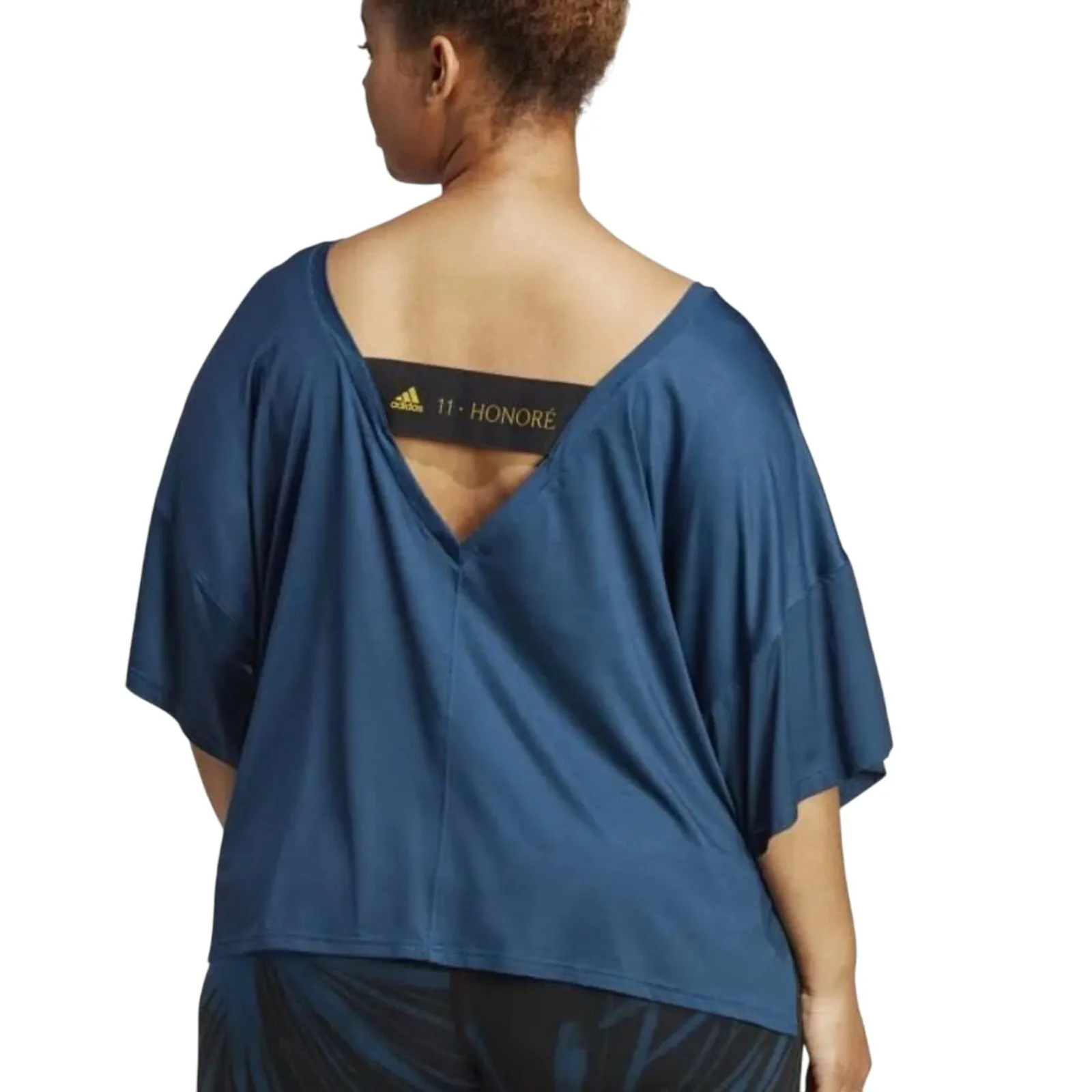 ADIDAS 11 Honore Training Blue T-shirt Tee, Size 3X, New with Tag Retail $110 - Image 2