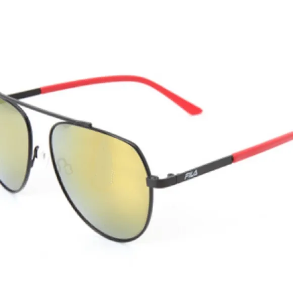 FILA Unisex Semi-Matte Black Sunglasses - Image 9