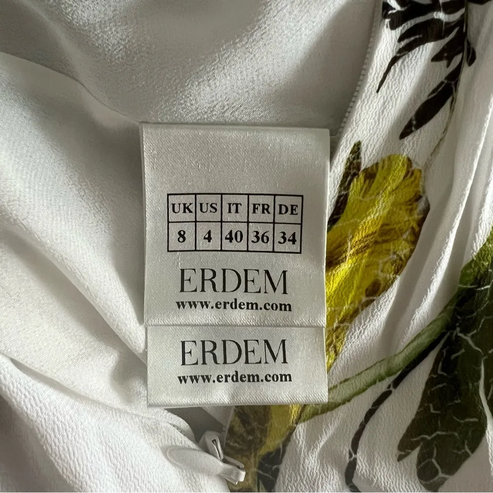 ERDEM Brealey Bouquet Pattern Fraser Dress Size US4 | UK8 New w/Tag Retail $1495 - Image 14