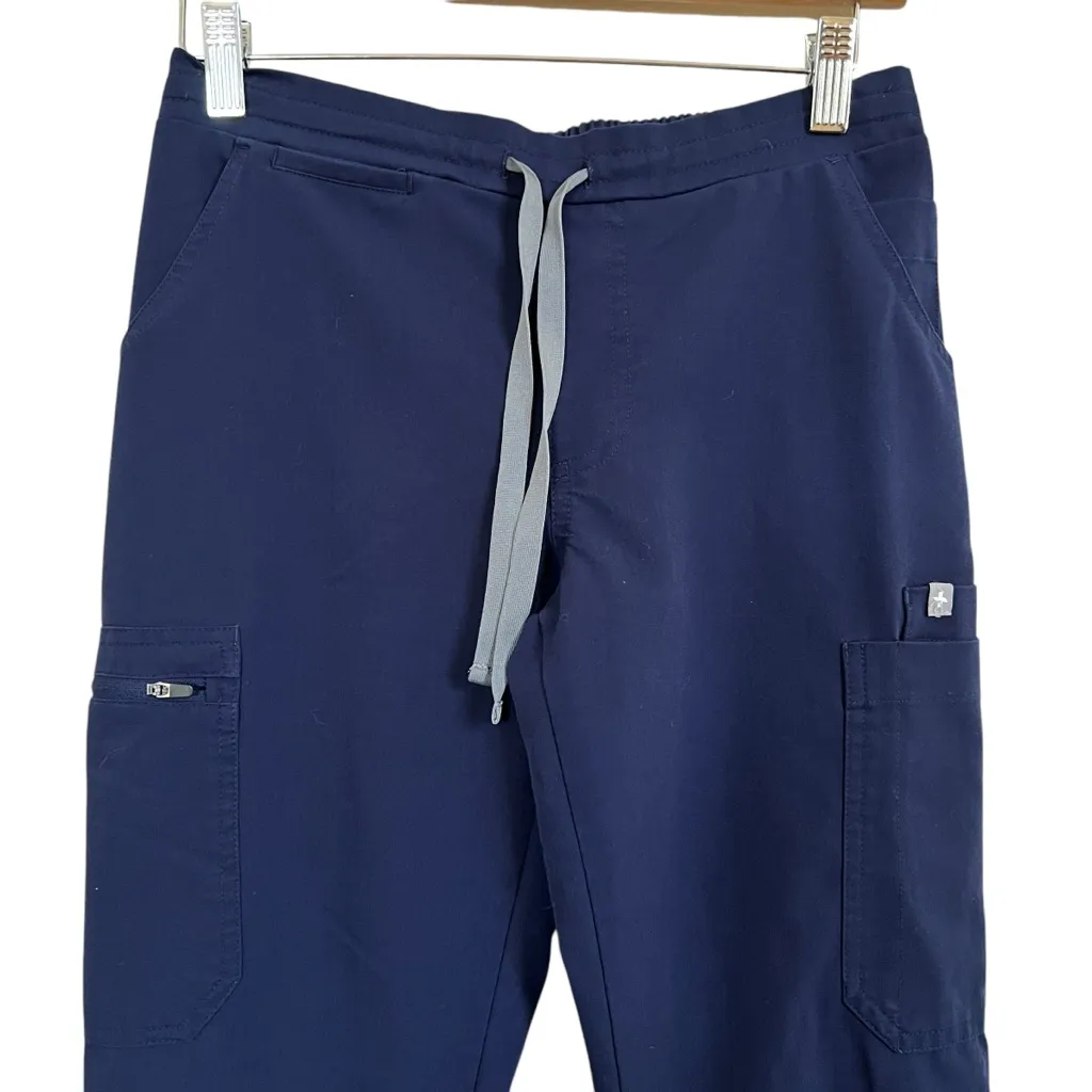 FIGS High Waisted Yola Skinny Cargo Pockets Women Size XS/P Blue PO 1356 - Image 5